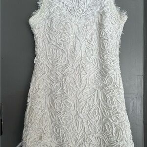Forever 21 White Textured Wedding Dress